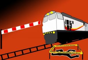 Ilustrasi kelecakaan kereta api. Sumber : Antara.